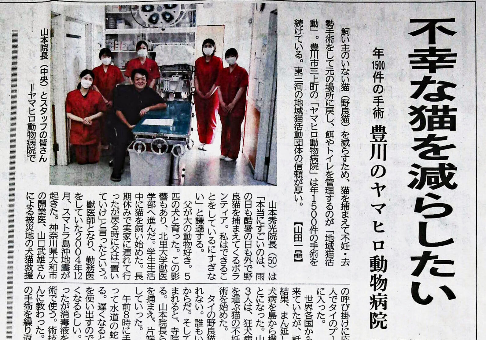 豊川市　三上町 ヤマヒロ動物病院 地域猫　野良猫